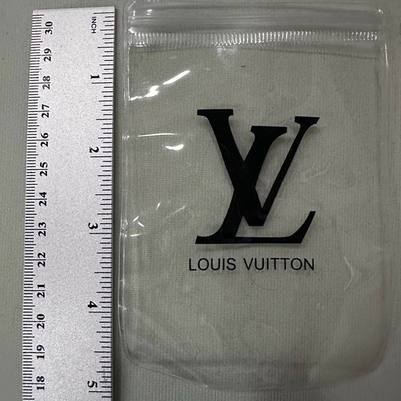 LV Clear Logo Pouch card holder - Picture 2 of 3